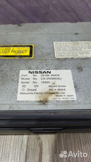 Магнитола Nissan teana J32