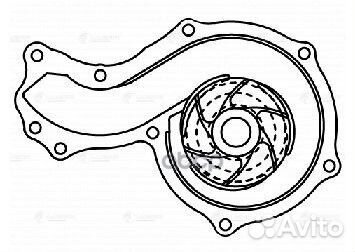 Насос водяной для а/м VW golfii/III/PassaTB3/B4