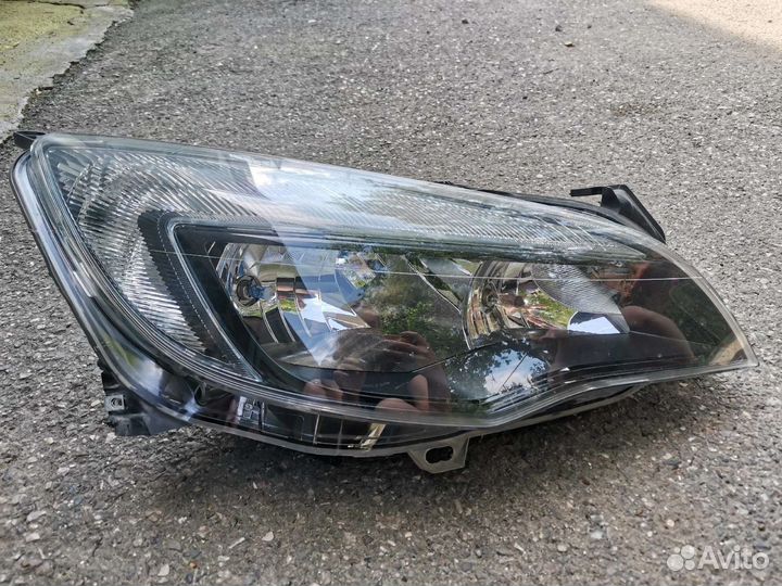 Opel astra j фара правая