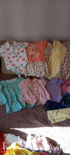 Вещи пакетом на девочку 98