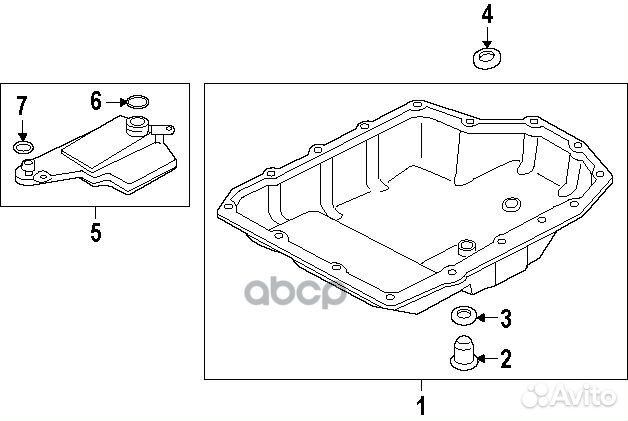 Фильтр АКПП FZ0121500 mazda