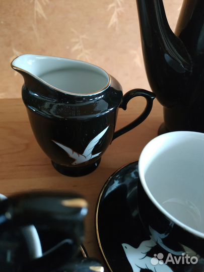 Сервиз фарфор старинный Чайка, Старый Китай