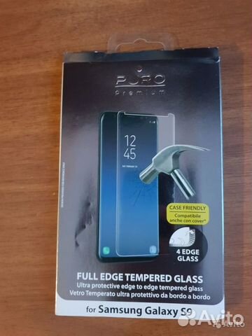 Защитное закаленное стекло для samsung galaxy s9