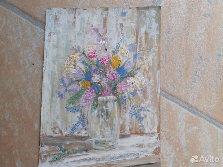 Картина гуашью