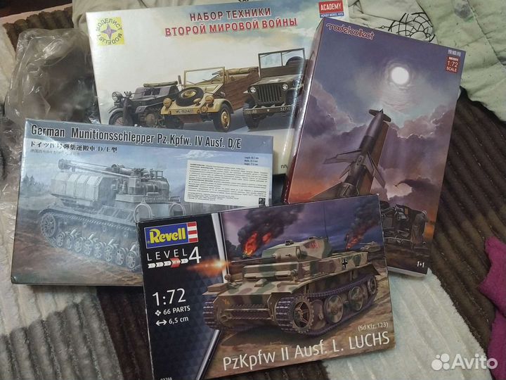 Сборные модели в масштабе 1/72