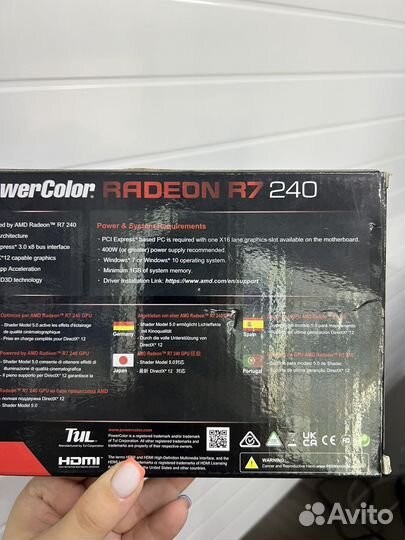 Видеокарта PowerColor AMD Radeon R7 240