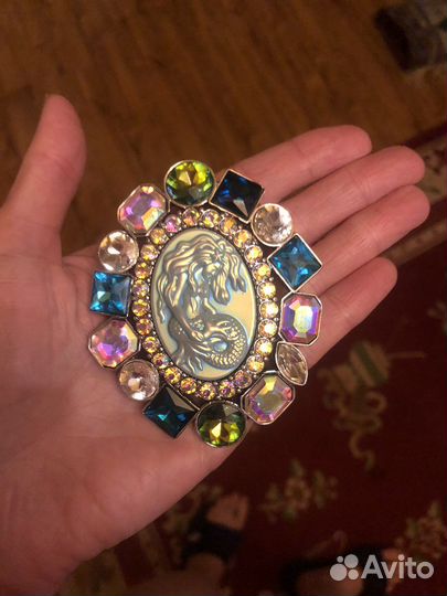 Брошь кулон kirks folly русалка