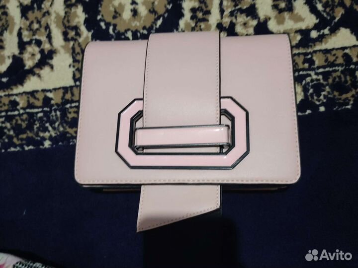 Сумка натуральная кожа черная через плечо