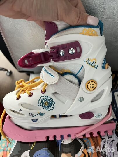 Роликовые коньки детские раздвижные 27-30