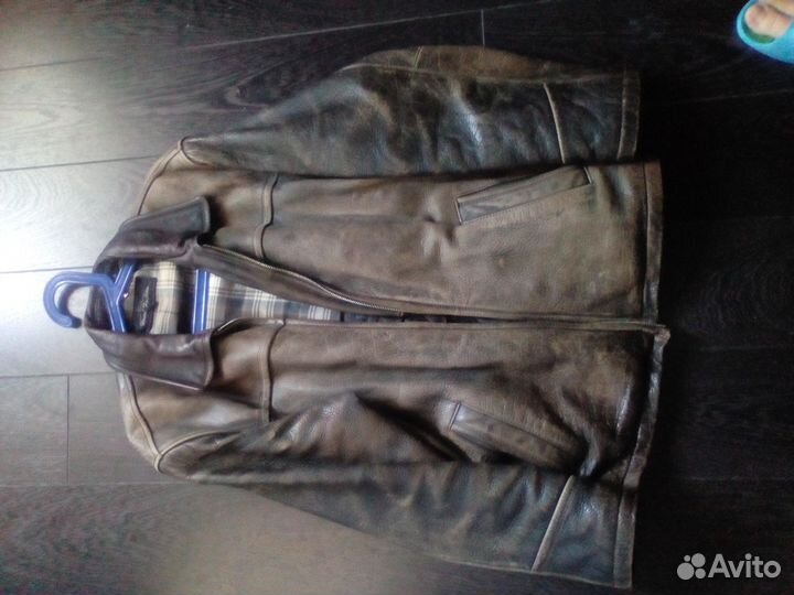 Куртка кожаная осень