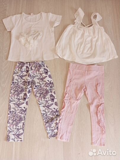 Одежда пакетом для девочки 3-4 лет