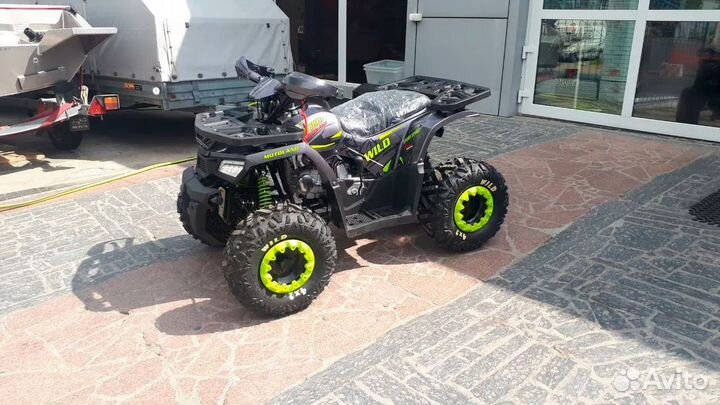 Квадроцикл Motoland Wild 125 Черный