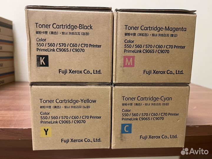 Оригинальный тонер Xerox C60/C70/550/560/700