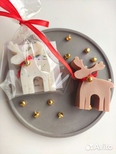 Свечи ручной работы новогодние