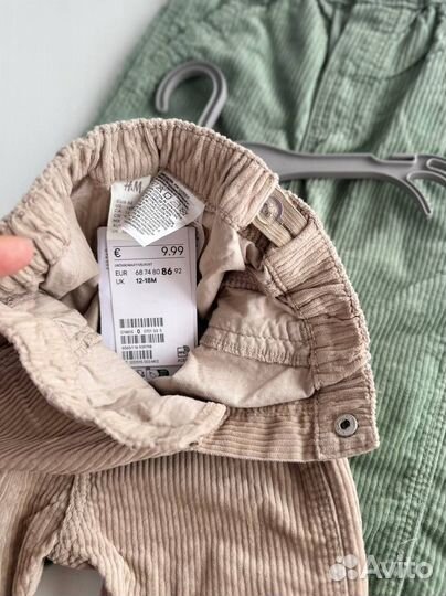 Вельветовые брюки на мальчика hm 86