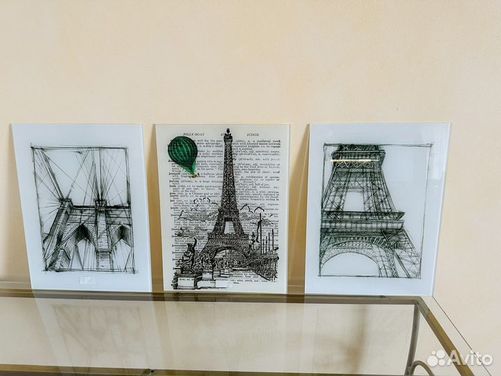 Дизайнерские стеклянные картины