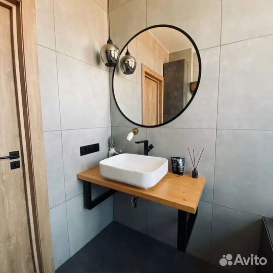 Зеркало в стиле лофт