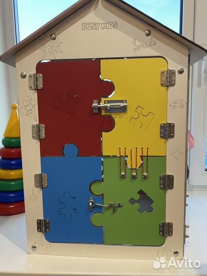 Бизиборд домик