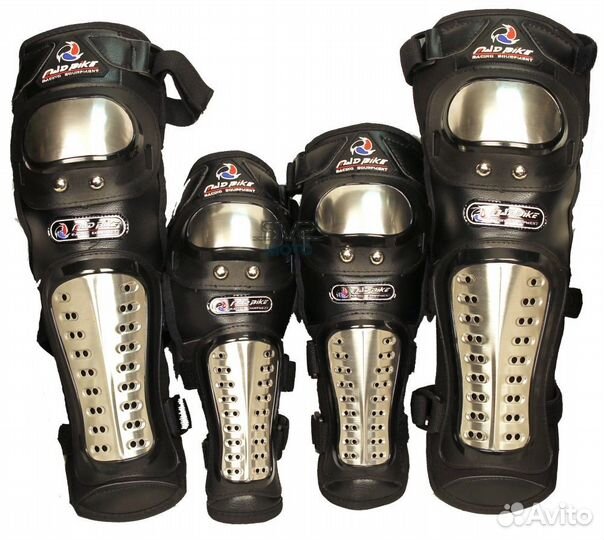 Мотонаколенники пластиковые профессиональные