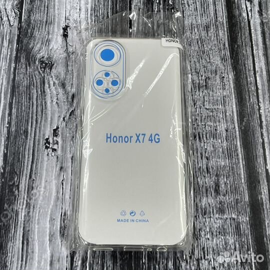 Чеxoл прoзpачный для Honor X7 4G