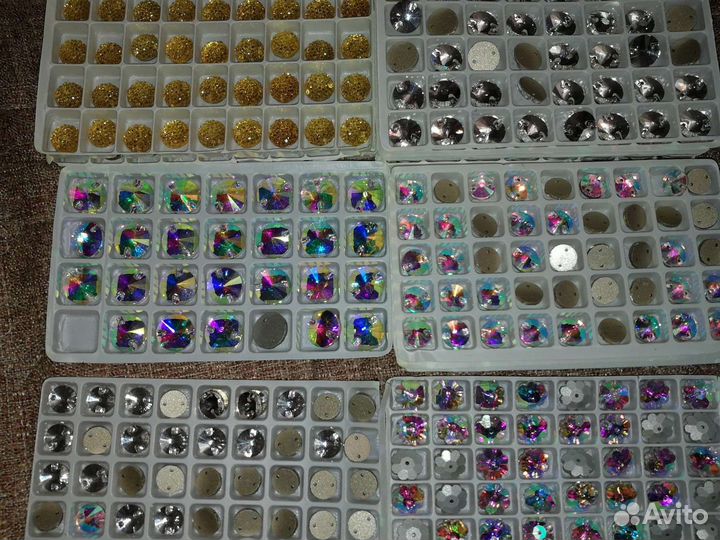 Стразы пришивные
