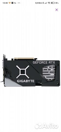 Видеокарта Gigabyte rtx 3050 windforce oc новая