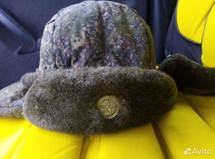 Шапка ушанка для военных мо. Размер 56-58