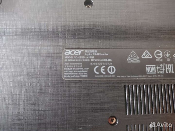 Ноутбук Acer Aspire E5-575