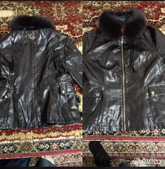 Куртка кожаная женская