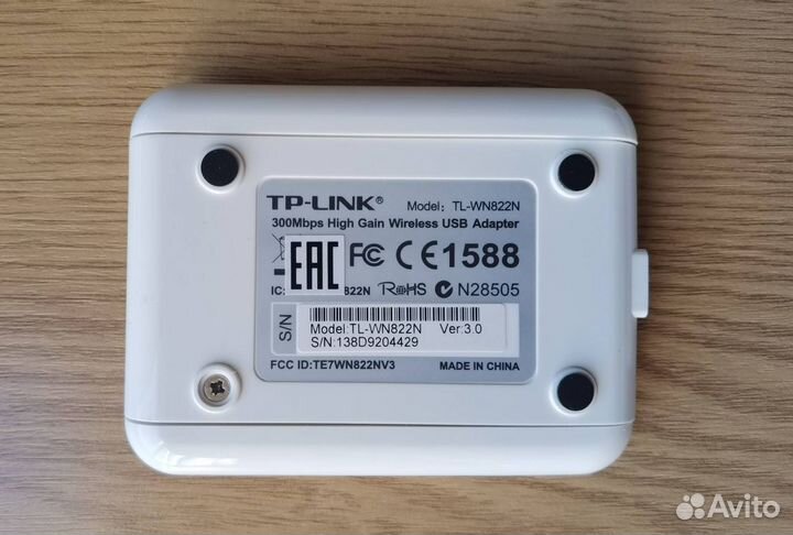 Wi-Fi адаптер TP link TL WN822N