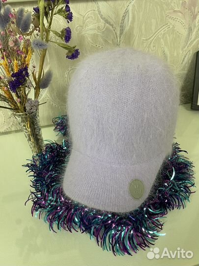 Шапка, бейсболка, кепка с ушками