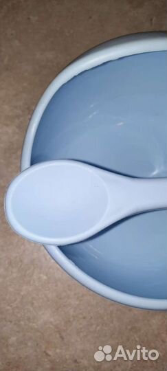 Набор детской силиконовой посуды “первый прикорм”