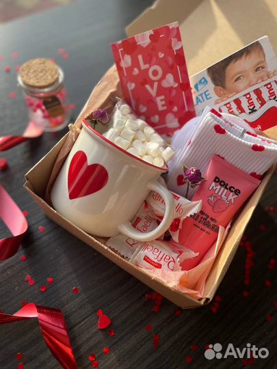 Бокс подарочный. Подарок на 14 февраля
