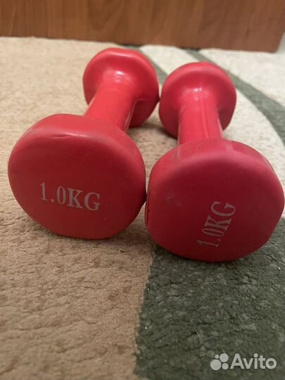Гантели 1 кг детские