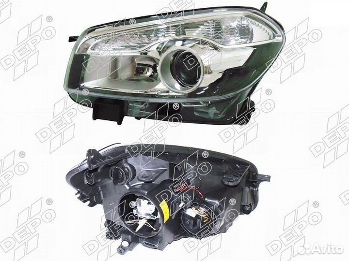 Фара левая Nissan Qashqai (J10) 2006-2014