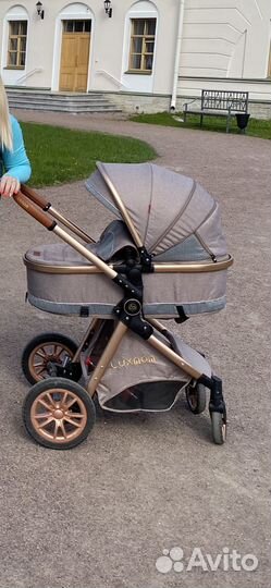 Коляска 2 в 1 luxmom v9