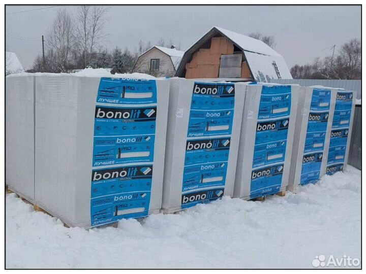 Газобетонные блоки Bonolit