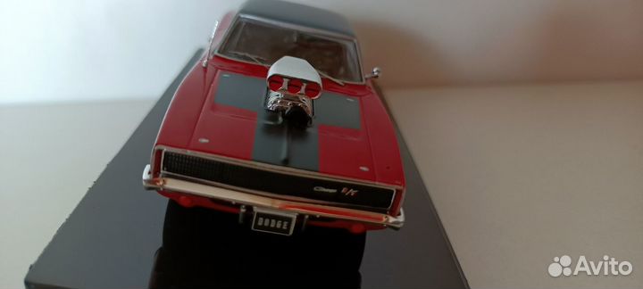 Dodge Charger R/T 1970 Red/Black 1-43 IXO CLC475