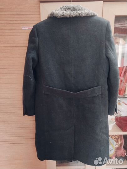 Пальто зимнее драповое