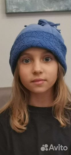 Шапка для девочки, шарф