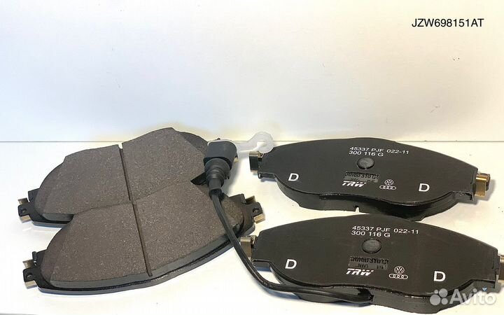 Тормозные колодки VAG передние jzw698151at