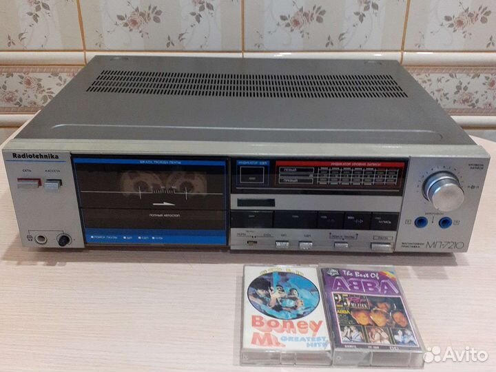 Кассетная дека Радиотехника мп-7210