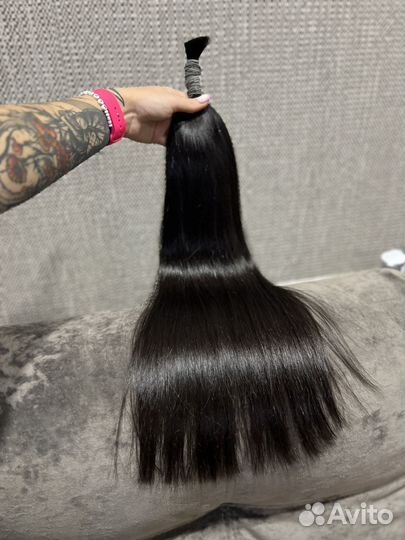 Волосы на срезы люкс 50/60см