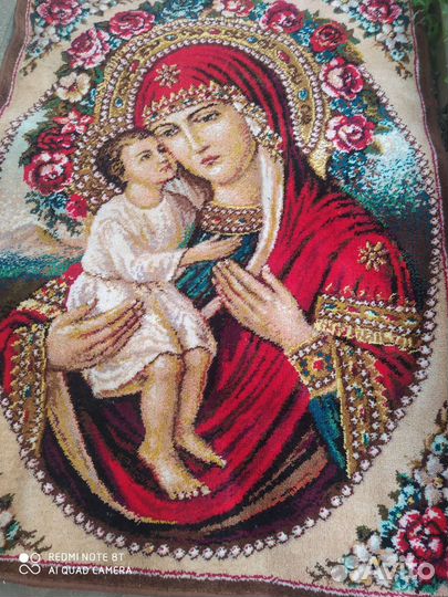 Ковёр на стену Икона божьей Матери. Большой