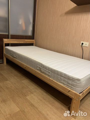 Кровать IKEA luroy и матрас IKEA Hafslo купить в Перми | Товары для ...