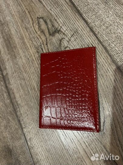 Обложка для автодокументов натуральная кожа новый
