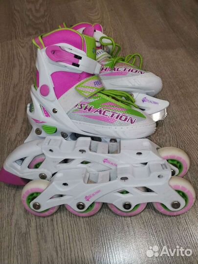 Ролики/коньки раздвижные 29-32, 2в1