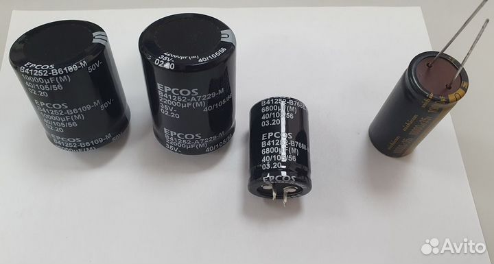 Конденсаторы для аудио nichicon KZ, Elna Silmic II