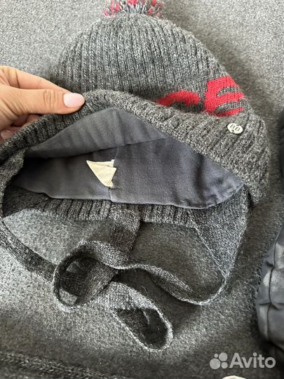 Снуд,шапка и краги зимние