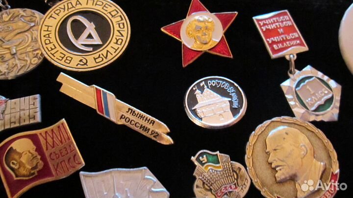 Значки-винтаж-СССР-ретро